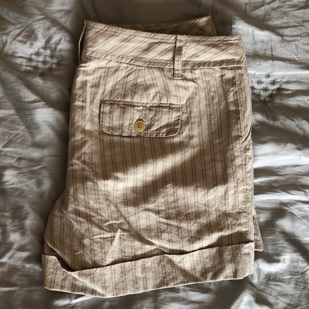 Loft striped shorts
